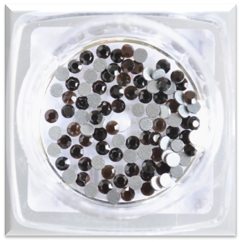 Crystal Strasssteine, Jet Black SS3,100St Crystal Strasssteine, Jet Black SS3,100St