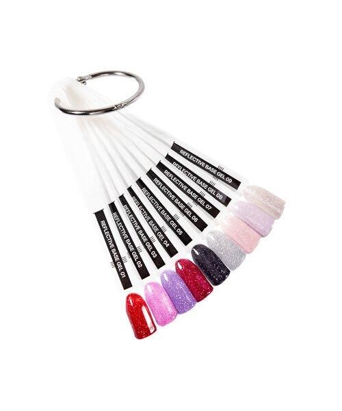 Palette Reflective Base Gel (9 Tips) Palette Reflective Base Gel (9 Tips)