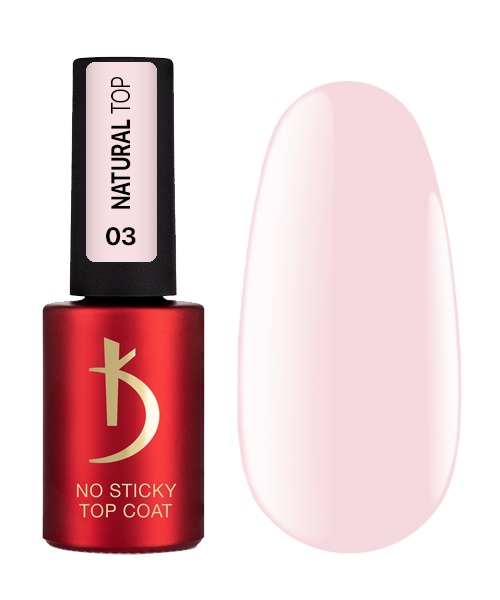 Natural Top 03,No Sticky Top coat 7 ml K Professional Natural Top 03,No Sticky Top coat 7 ml K Professional