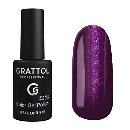Grattol UV/LED гель-лак 092 Shining Plum 9мл Grattol UV/LED гель-лак 092 Shining Plum 9мл