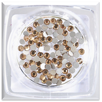 Crystal Strasssteine, Smoked Topaz SS3,100St Crystal Strasssteine, Smoked Topaz SS3,100St