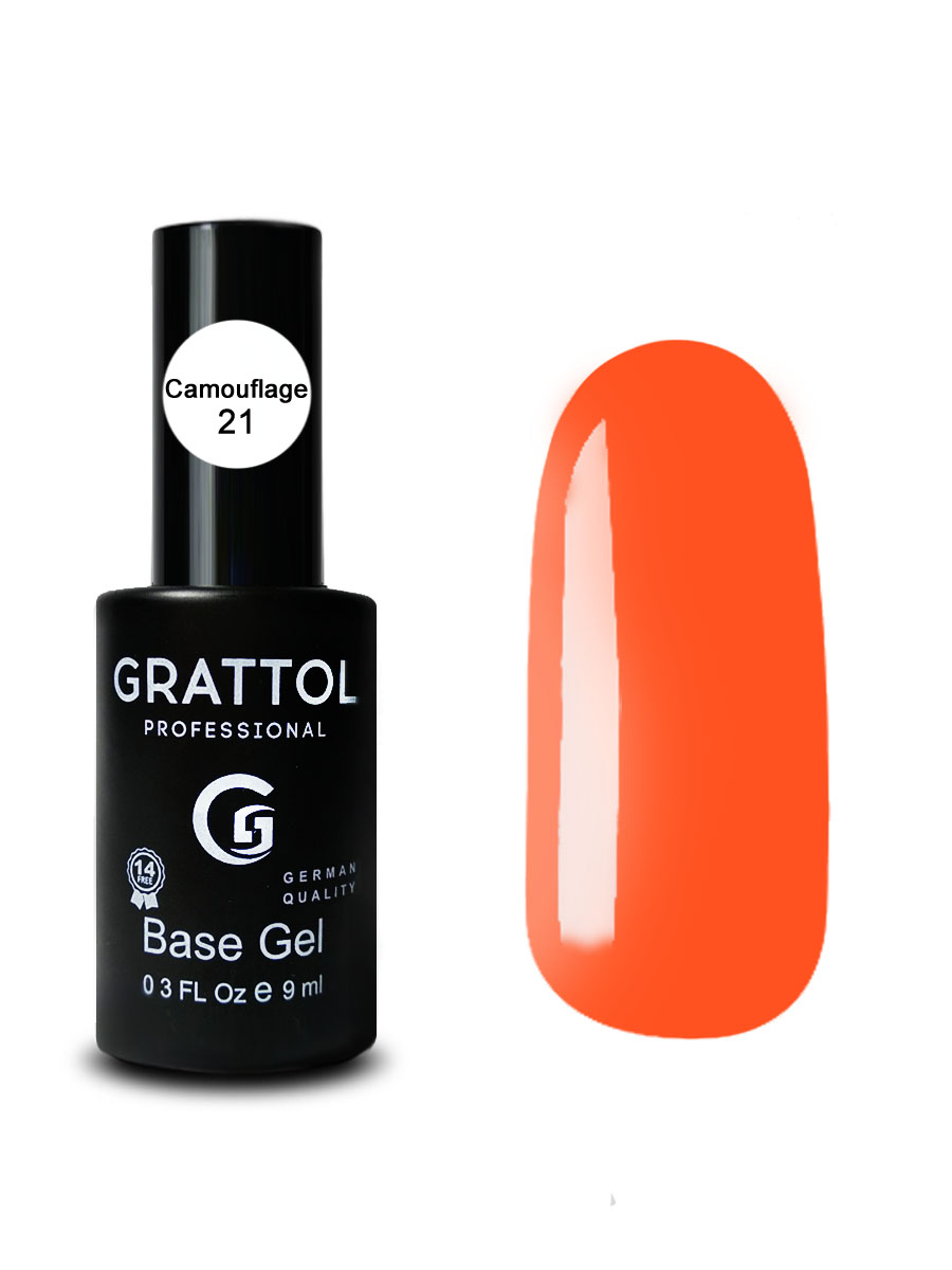 Grattol Rubber Base Camouflage 21 9 мл Grattol Rubber Base Camouflage 21 9 мл