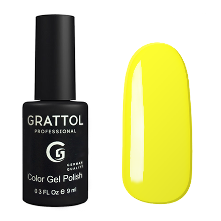 Grattol UV/LED гель-лак 034 Yellow 9мл Grattol UV/LED гель-лак 034 Yellow 9мл