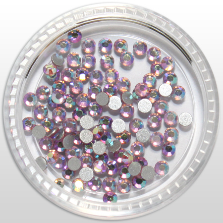 Crystal Strasssteine, Light Rose AB SS3,100St Crystal Strasssteine, Light Rose AB SS3,100St