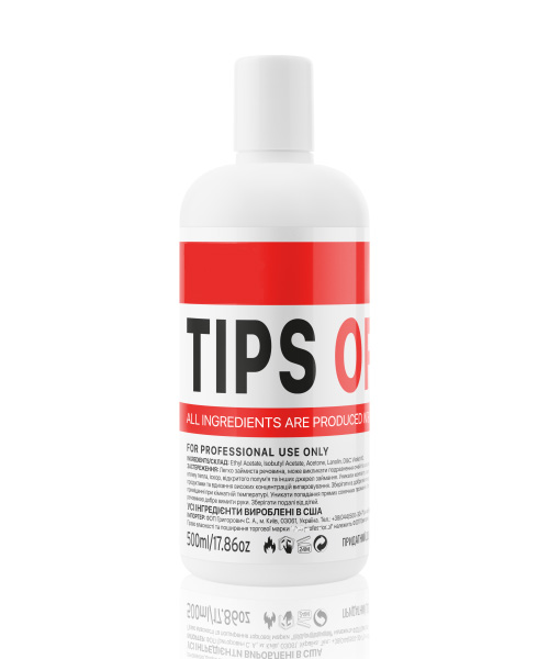 Tips Off Gel Lack/Acryl Ablöser 500ml,K Professional Tips Off Gel Lack/Acryl Ablöser 500ml,K Professional
