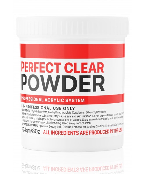 Basic acryl powder clear 224 g, K Professional