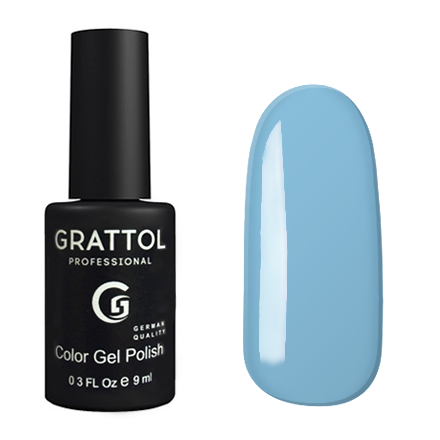 Grattol UV/LED гель-лак 015 Baby Blue 9мл